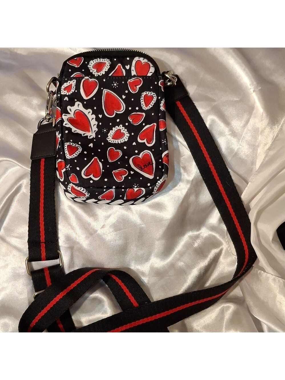Brighton Love Heart Patterned Crossbody Bag